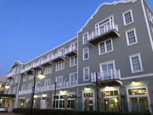 a building with many balconies