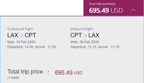 a screenshot of a flight ticket