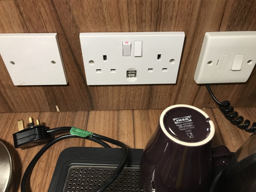 a wall outlet and electrical outlet