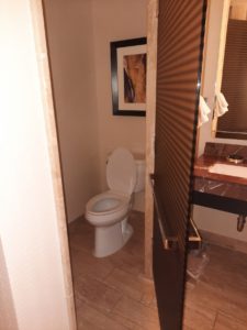 a bathroom with a toilet
