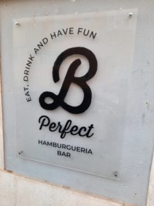 a sign with a letter b