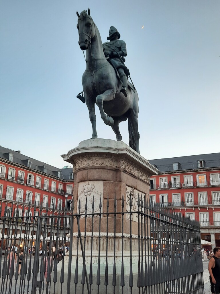 a statue of a man on a horse